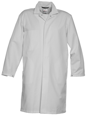 Havep 4131 Lange jas/Stofjas Wit