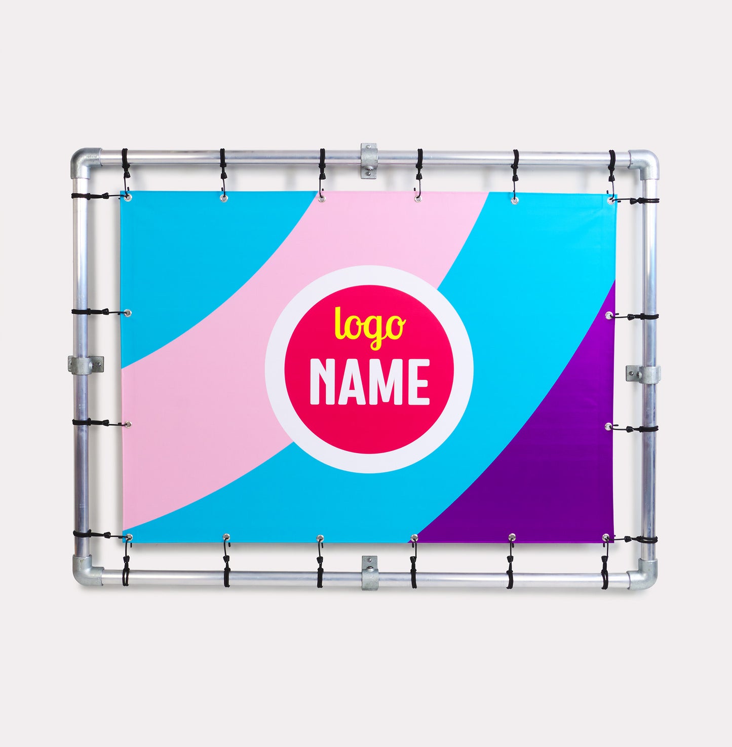 Banner with rings every 30cm