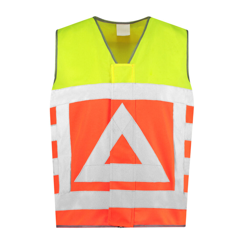Basic Veiligheidsvest Verkeersregelaar RWS fluo-geel/oranje