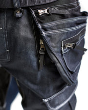 Pantalones de trabajo BLÅKLÄDER denim elástico X1900