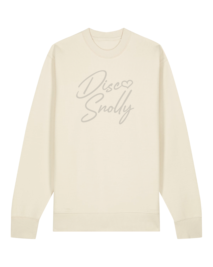 Handgeschreven Disco Snolly Sweater Natural Raw