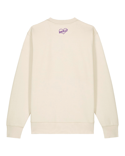 Handgeschreven Disco Snolly Sweater Natural Raw
