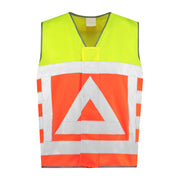 Basic Veiligheidsvest Verkeersregelaar RWS fluo-geel/oranje
