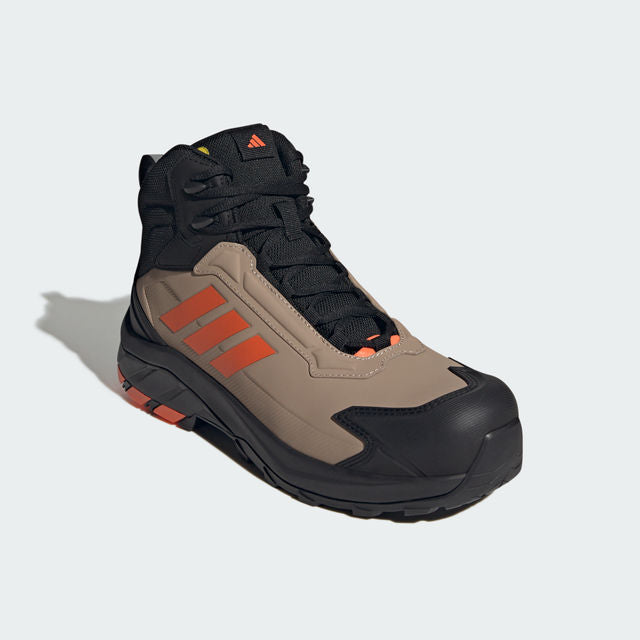 Adidas Pro Work Granor Mid S3S Bruin/Oranje - aanzicht 3