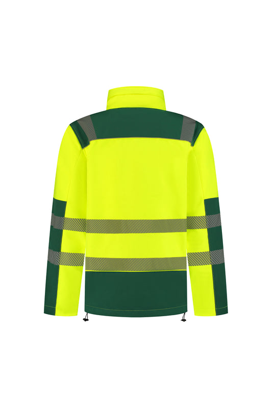 Image Workwear Harper Yellow/Green achterkant
