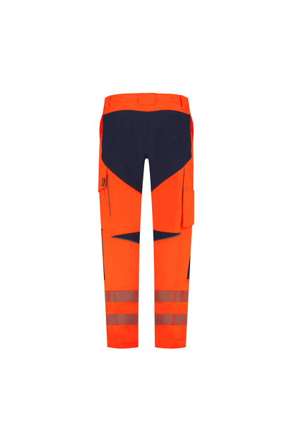 Image Workwear Hudson Orange/Navy achterkant