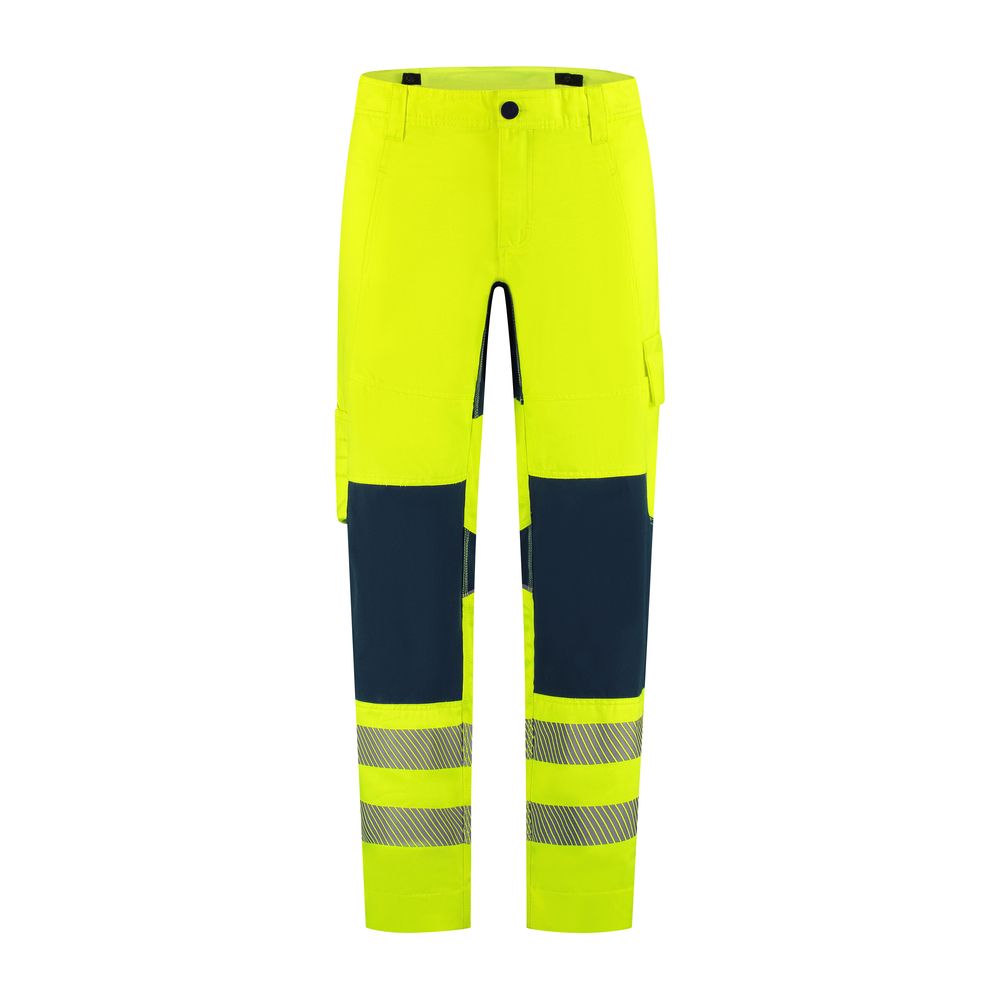 Image Workwear Hudson Yellow/Navy voorkant