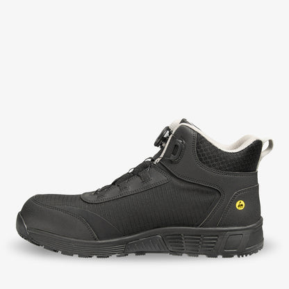 Safety Jogger ASAMA S3S MID TLS zwart — zijaanzicht