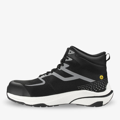Safety Jogger FREEDOM S1PS MID zwart — zijaanzicht